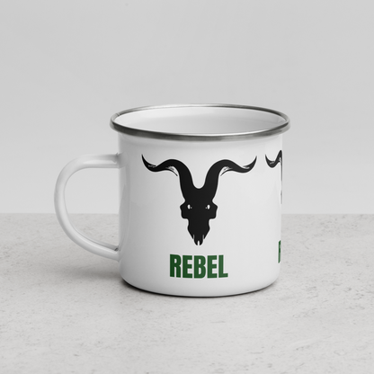 Savage Rebellion Overthrow Enamel Mug