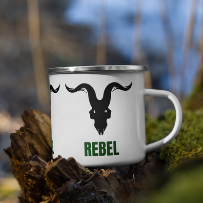 Savage Rebellion Overthrow Enamel Mug