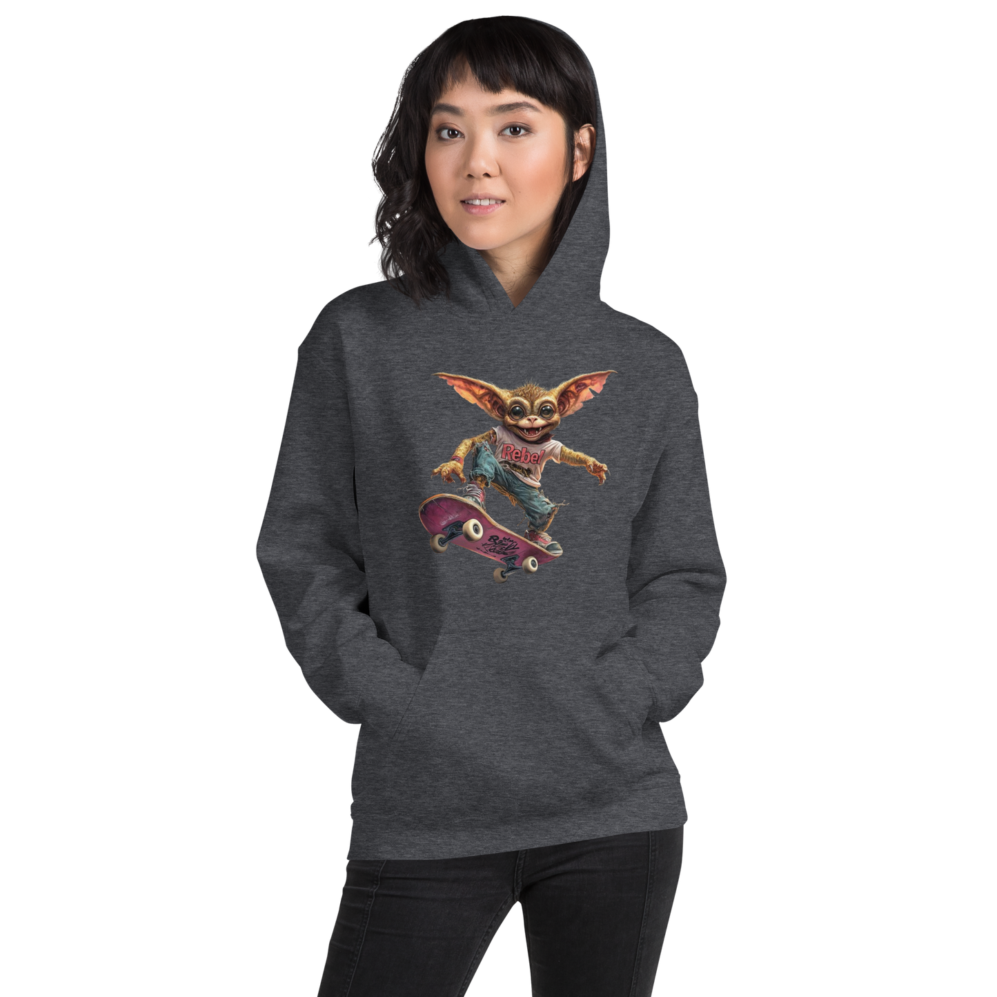 Gremlin Rebellion ~ 'Fakie Flip Fran' ~ Unisex Hoodie