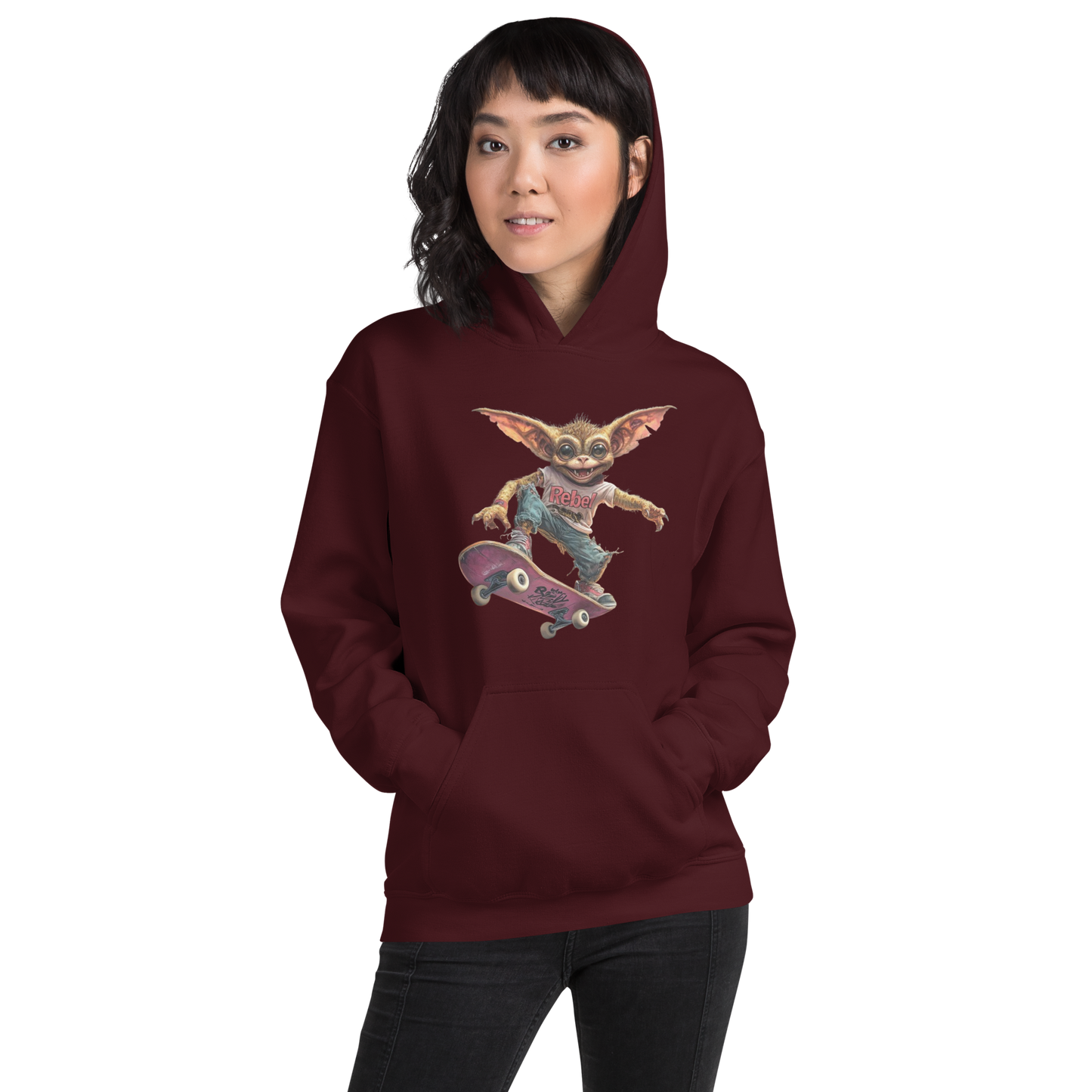 Gremlin Rebellion ~ 'Fakie Flip Fran' ~ Unisex Hoodie