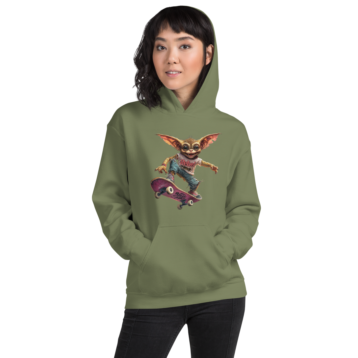 Gremlin Rebellion ~ 'Fakie Flip Fran' ~ Unisex Hoodie