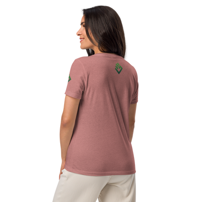 Savage Rebellion Relaxed V-Neck T-Shirt - Women