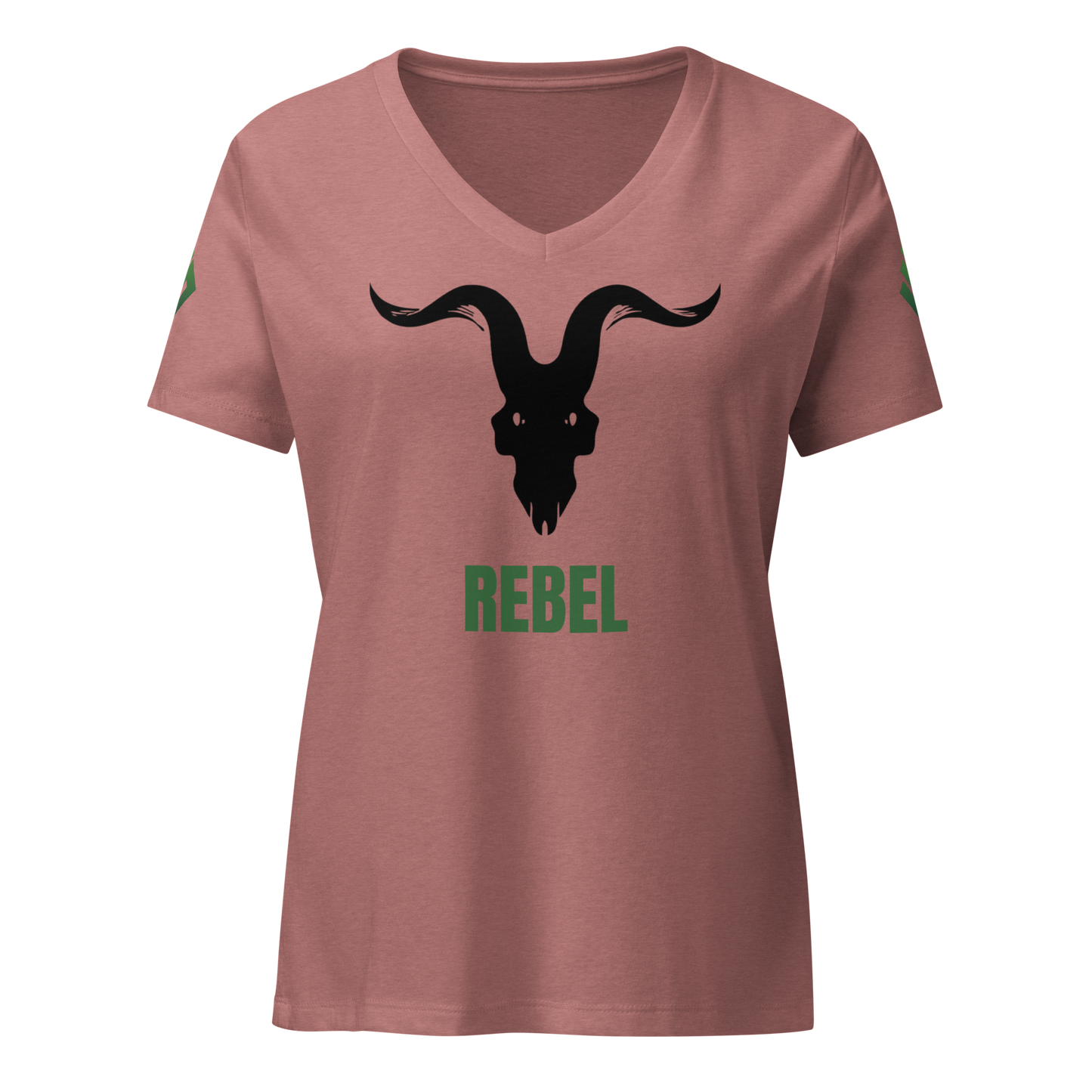 Savage Rebellion Relaxed V-Neck T-Shirt - Women