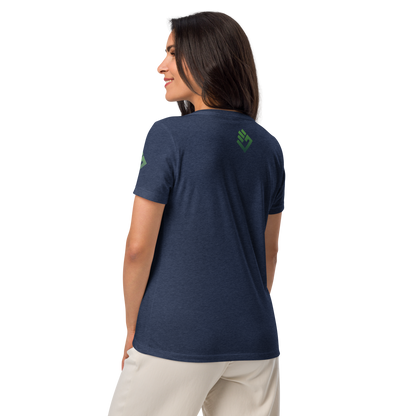 Savage Rebellion Relaxed V-Neck T-Shirt - Women