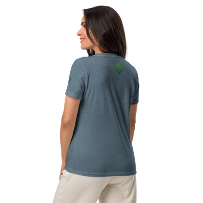 Savage Rebellion Relaxed V-Neck T-Shirt - Women